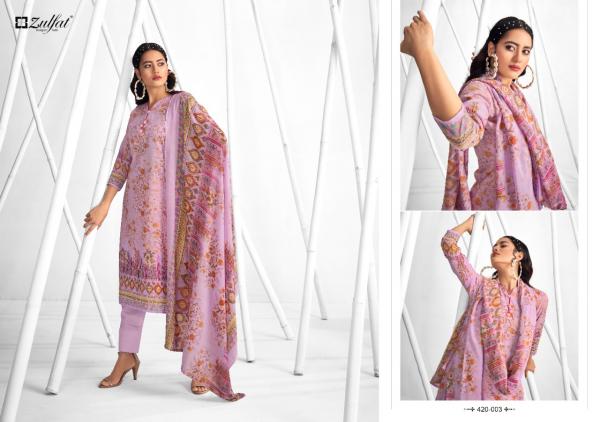 Zulfat Shaheen Beautiful Cotton Printed Dress Materials